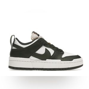 Nike Dunk Disrupt in Summit White and Carbon Green